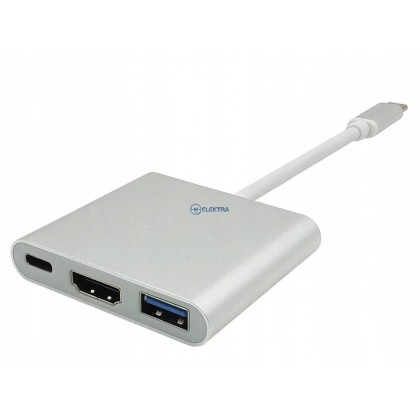 Adapter Konwerter USB 3.1 typ C do HDMI, USB3.0 i USBtypC