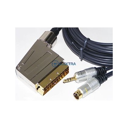 kabel SCART wtyk - SVHS wtyk - 3,5 jack wtyk  10m DIGITAL