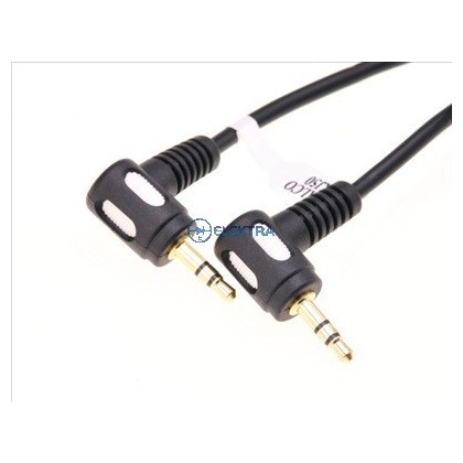 kabel Jack 3.5 wtyk kątowy - 3.5 wtyk kątowy stereo 1m łezka