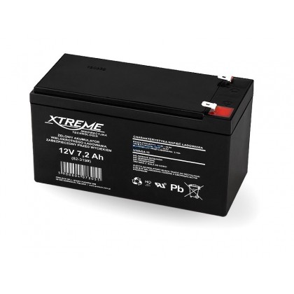 akumulator żelowy 12V 7.2Ah Xtreme