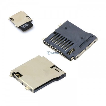 Gniazdo karty mikro SD do druku z wyrzutnikiem