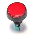 przełącznik przycisk. 45mm HG1 SPST-NO, OFF-(ON) czerwony