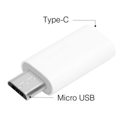 Adapter przejście microUSB wtyk na USB typu C gniazdo