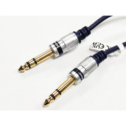 kabel Jack 6,3 wtyk - 6,3 wtyk stereo 1,5m Vitalco MK61