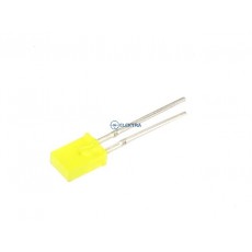 dioda LED  3x5mm żółta matowa 