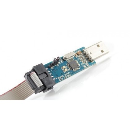 programator AVR na USB (USBasp) 3V3 i 5V taśma IDC