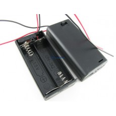 koszyk baterii R06(AA) x2szt z pokrywką i włącznikiem