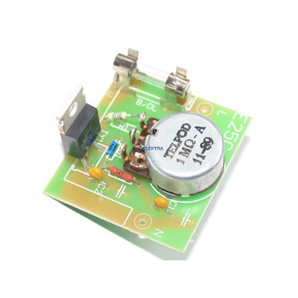 E25 regulator fazowy z triakiem 230V AC, 600-2500W do regulacji obrotów lub ściemniacz