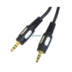 kabel Jack 3.5 wtyk - 3.5 wtyk stereo 1,0m łezka	
