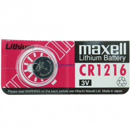 bateria litowa CR1216 Maxell