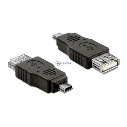 Przejście mini USB wtyk - gniazdo USB