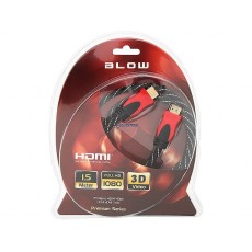 Kabel HDMI-HDMI PREMIUM 1.5m RED