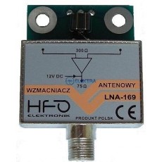 Wzmacniacz antenowy LNA-169 ekranowany 25dB HFO