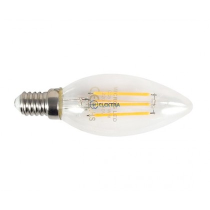 żarówka świecowa filamentowa LED E14 4W 400lm