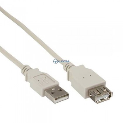 kabel USB.A wtyk - USB.A gniazdo 0,5m 