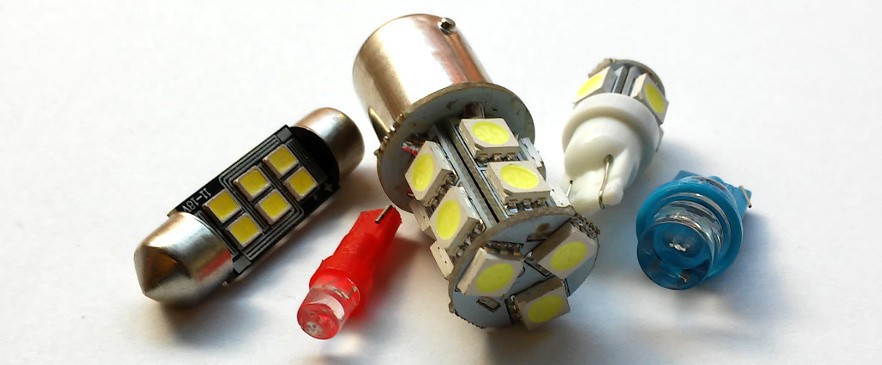 Żarówki LED sygnalizacyjne samochodowe